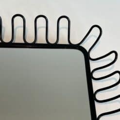 French Jean Royère Style Coiled Wire Mirrors - Image 8