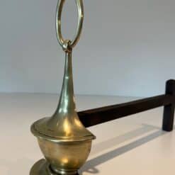Neoclassical Bronze Andirons - Image 8