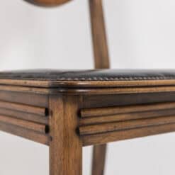 Étienne Kohlmann Modernist Oak Chairs - Seat Side Detail - Styylish