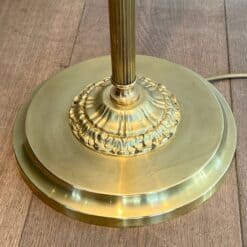 French Neoclassical Brass Floor Lamp - Base Detail Two - Styylish