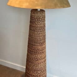 Audoux-Minet Style Rope Floor Lamp - Wide View Two - Styylish