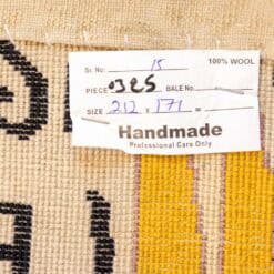 Jean-Michel Basquiat Inspired Wool Tapestry - Tag Detail - Styylish