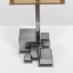 Contemporary French Bronze and Pyrite Easel - Image 9