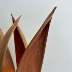 French 1970s Rattan Palm Tree Lamp - Image 9