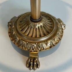 Maison Baguès Gilt Brass and Glass Standing Ashtray - Image 9
