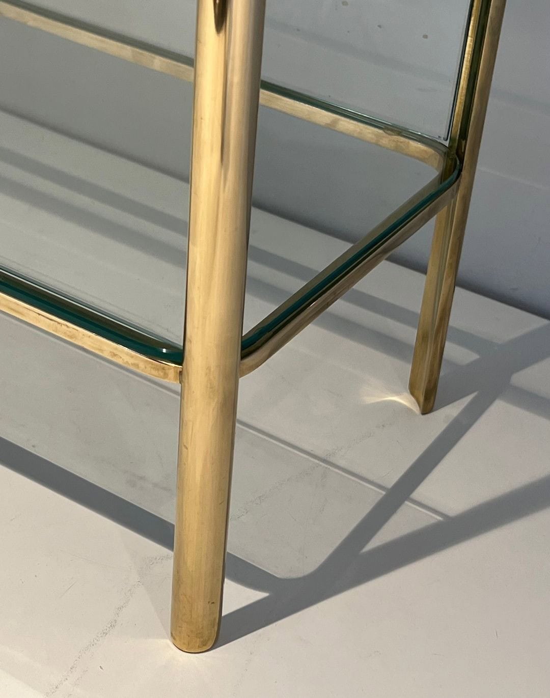 Jacques Théophile Lepelletier Bronze and Glass Magazine Rack - Base Detail - Styylish
