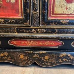 Lacquered Chinoiserie Cabinet, French Art Déco, circa 1940 - Image 9