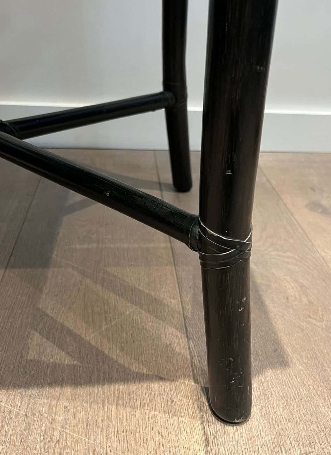 Pair of Faux Bamboo Side Tables by Gasparucci Italo, Italy, circa 1970 - Image 10