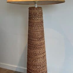 Audoux-Minet Style Rope Floor Lamp - Side View - Styylish