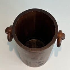 Post-Liberation French Brutalist Wooden Umbrella Stand - Image 10