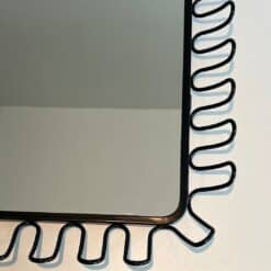 French Jean Royère Style Coiled Wire Mirrors - Image 10