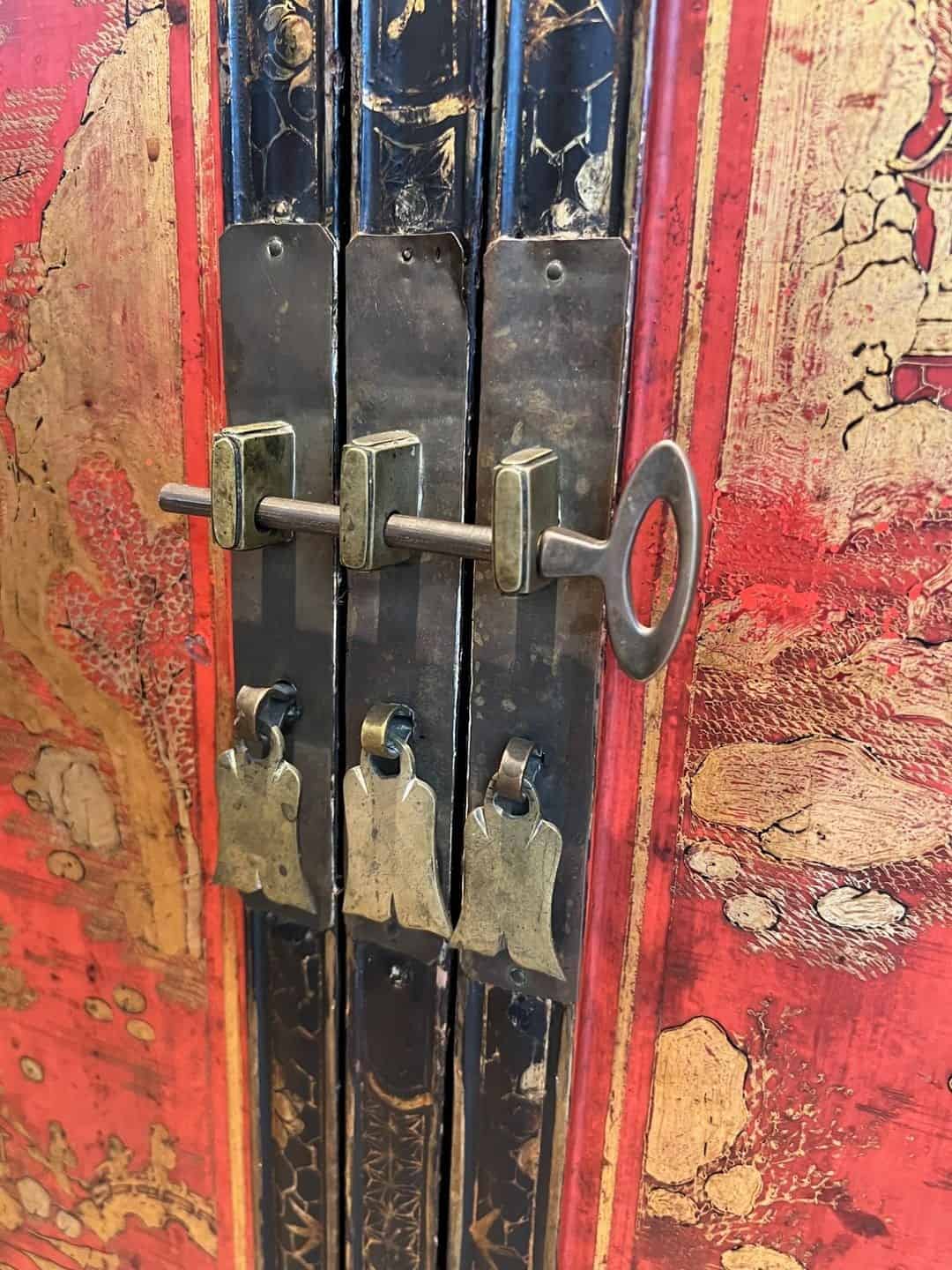 Lacquered Chinoiserie Cabinet, French Art Déco, circa 1940 - Image 10