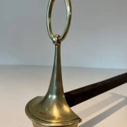 Neoclassical Bronze Andirons - Image 10