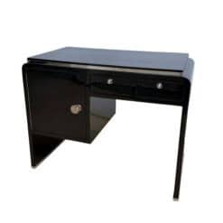 French Art Deco Desk- Black- Styylish