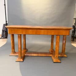 Biedermeier Desk, Cherry Veneer, Six Columns, Austria, circa 1830 - Image 15