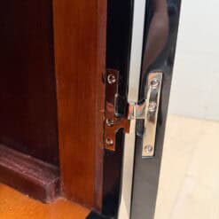 Art Deco Sideboard, Black Lacquer, Nickel, Marble, Mahogany, France, circa 1930 - Image 16