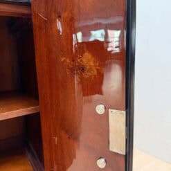 Art Deco Sideboard, Black Lacquer, Nickel, Marble, Mahogany, France, circa 1930 - Image 18
