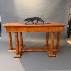 Biedermeier Desk, Cherry Veneer, Six Columns, Austria, circa 1830 - Image 4
