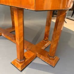 Biedermeier Desk, Cherry Veneer, Six Columns, Austria, circa 1830 - Image 8