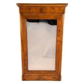 Biedermeier Walnut Wall Mirror, Austria, circa 1820