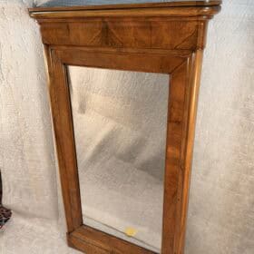 Biedermeier Walnut Wall Mirror, Austria, circa 1820