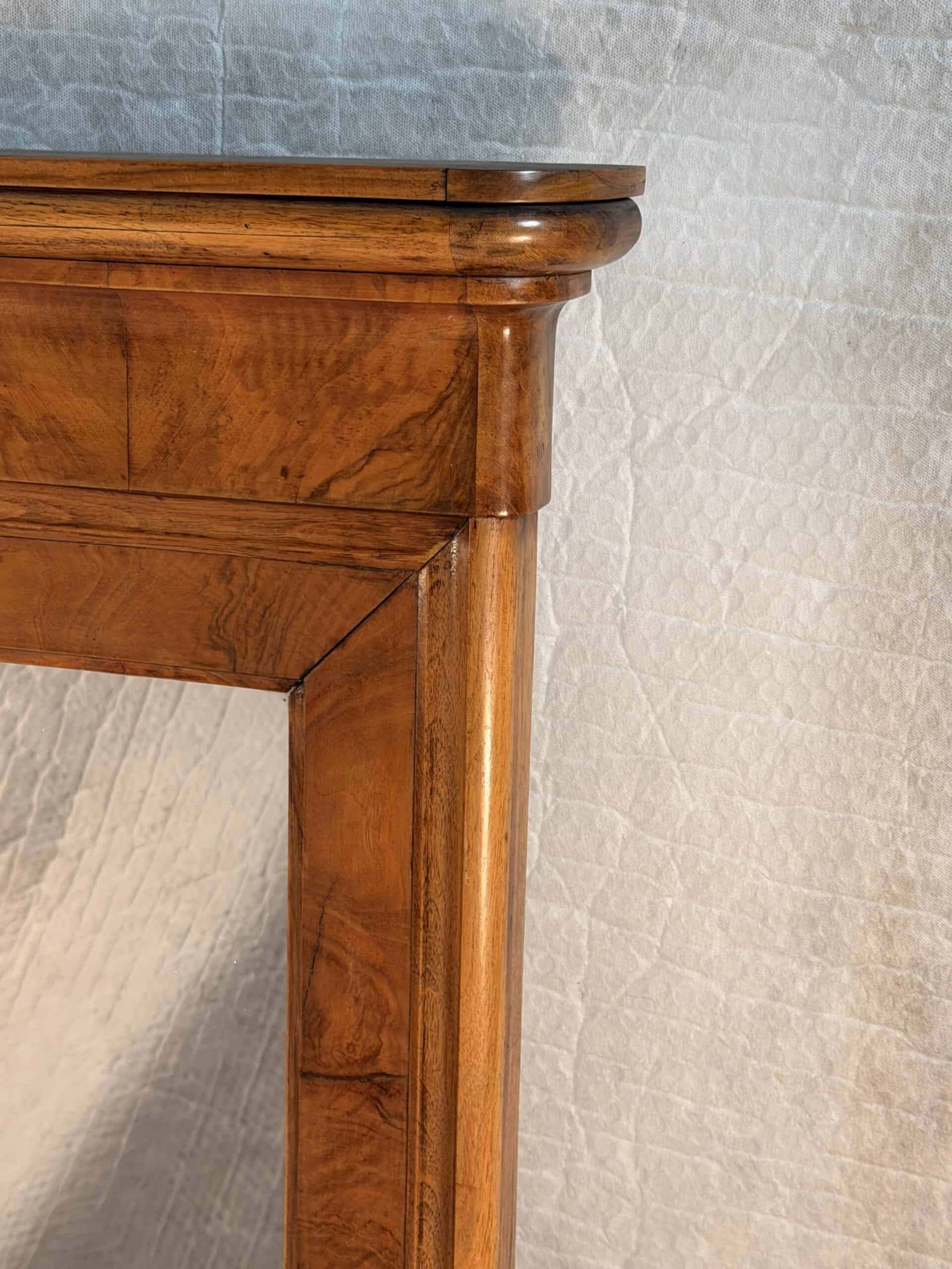 Biedermeier Walnut Wall Mirror, Austria, circa 1820 - Image 5