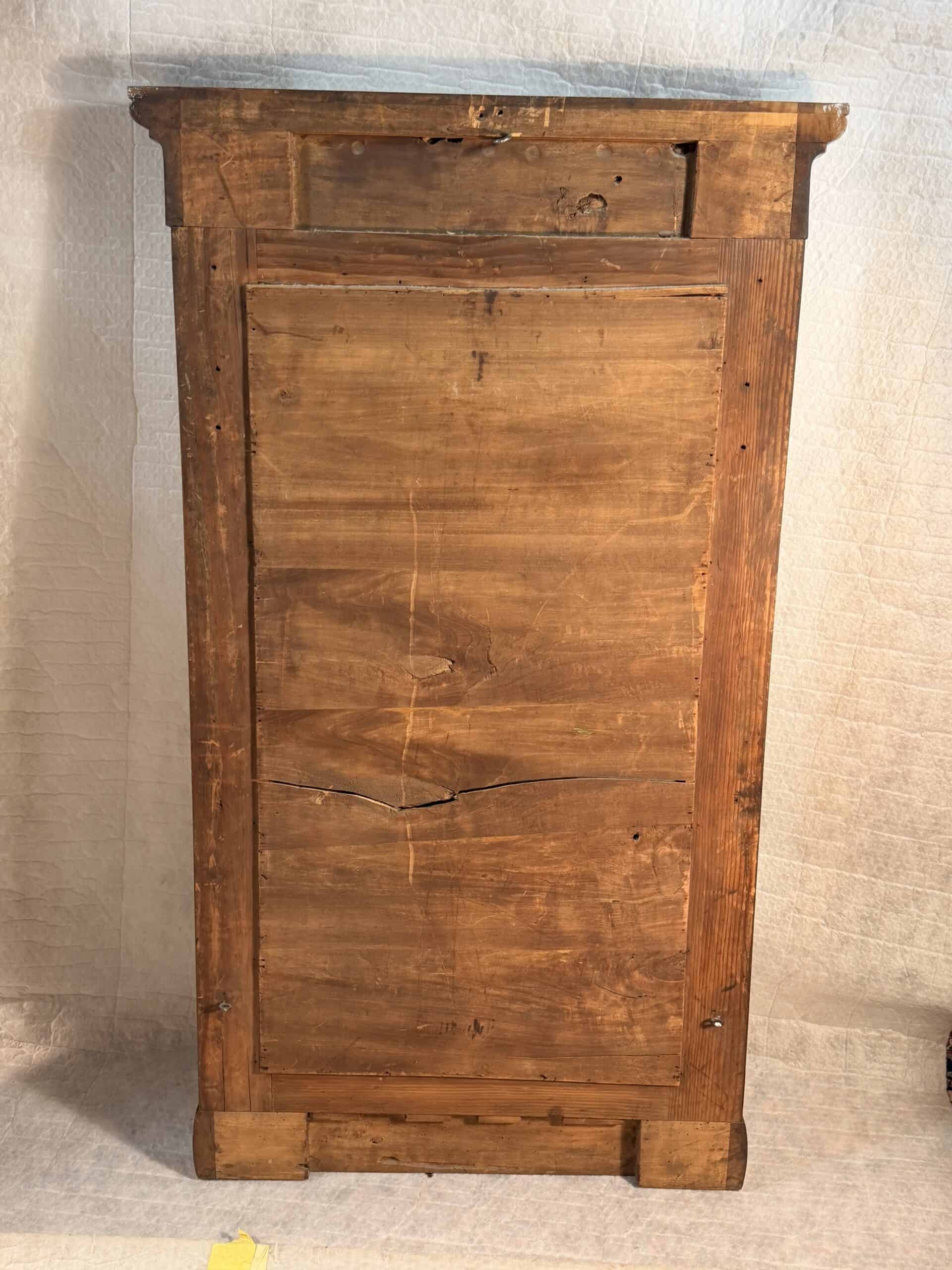 Biedermeier Walnut Wall Mirror, Austria, circa 1820 - Image 8