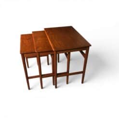 Alternative view of Set of Three Hans Wegner Teak Nesting Tables AT-40, 1960