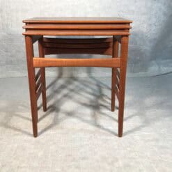 Set of Three Hans Wegner Teak Nesting Tables AT-40, 1960 - Image 4