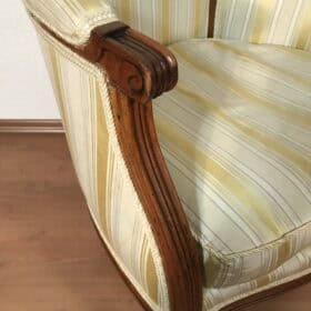 French Louis XVI Style Bergère, 19th century