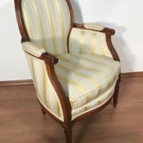French Louis XVI Style Bergère, 19th century