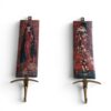 Fornasetti Style Coat Hooks- with Commedia dell'Arte Paintings- Styylish