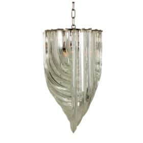 Venini Murano Glass Pendant Light, Italy, 1980s