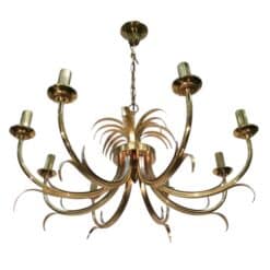 French Pineapple Chandelier- Manner of Maison Charles- Styylish