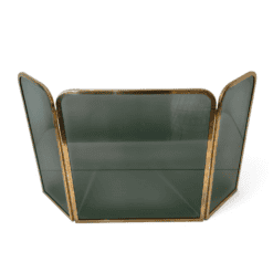 French Tinted Glass Fireplace Screen - Styylish