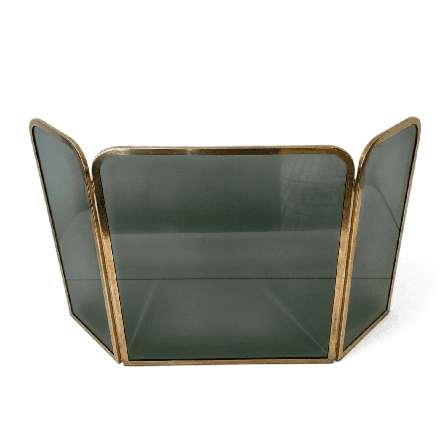 French Tinted Glass Fireplace Screen - Styylish