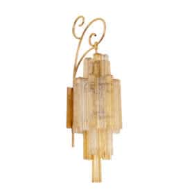 Pair of Venini Murano Glass Wall Sconces, Italy, 1950s–1960s