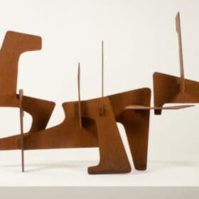 Contemporary Corten Steel Abstract Sculpture by MPCEM