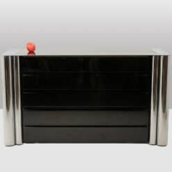 Sergio Mazza 5-Drawer Chest for Cinova - Front View with Apple - Styylish