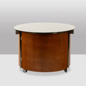 Eugenio Gerli Coffee Table with Built-In Bar
