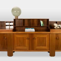 Alternative view of Silvio Coppola for Bernini Step-Back Sideboard in Walnut, Italy, 1960s