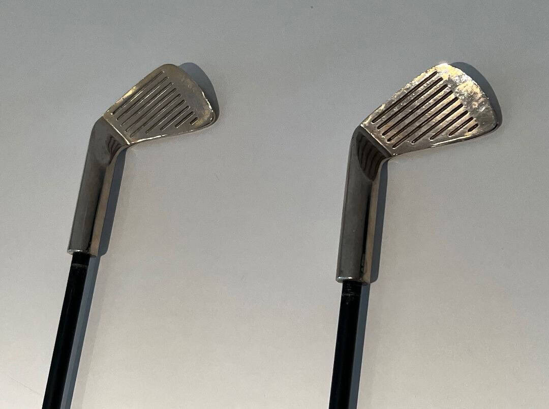 French Golf-Themed Fireplace Companion Set - Clubs - Styylish