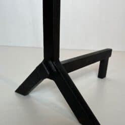 French Modernist Black Iron Andirons - Image 11
