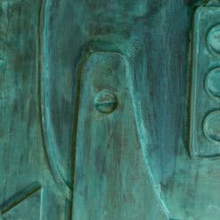 Monumental Brutalist Wooden Triptych by Victoire de Segonzac - Image 19
