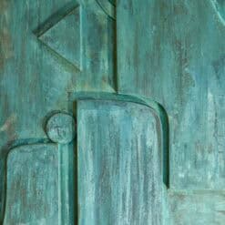 Monumental Brutalist Wooden Triptych by Victoire de Segonzac - Image 20