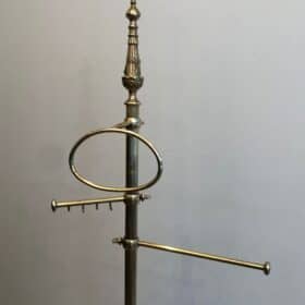 French Brass Towel Rack in Neoclassical Style