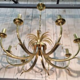 French Pineapple Chandelier in the Style of Maison Charles, 1970s