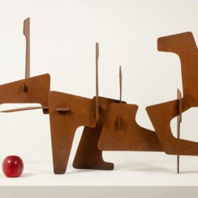 Contemporary Corten Steel Abstract Sculpture by MPCEM