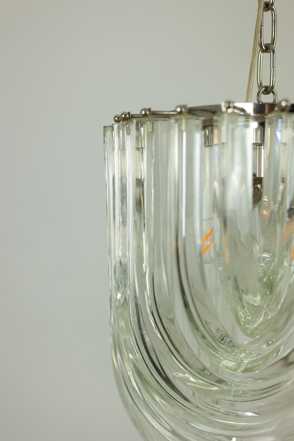 Venini Murano Glass Pendant Light, Italy, 1980s - Image 3