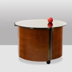 Eugenio Gerli Coffee Table with Built-In Bar - Wide View - Styylish